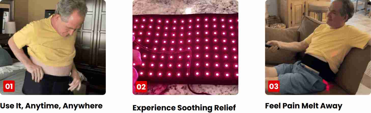 Glokore Red Light Therapy Wrap how to use