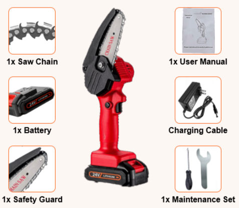 Wood Ranger Mini Chainsaw specifications
