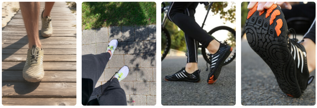 Grounded-Footwear uses