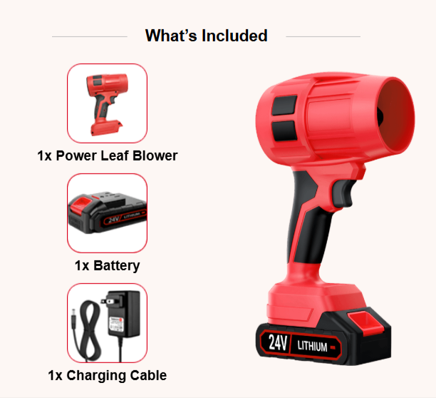 Wood Ranger Leaf Blower Included