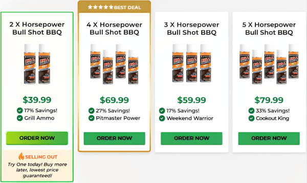 Bull Shot BBQ Cleaner Price